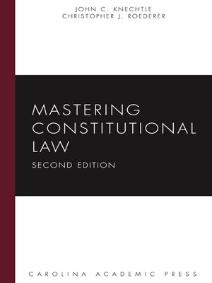 cover image of Mastering Constitutional Law